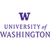 University of Washington Logo, purple W and words University of Washington