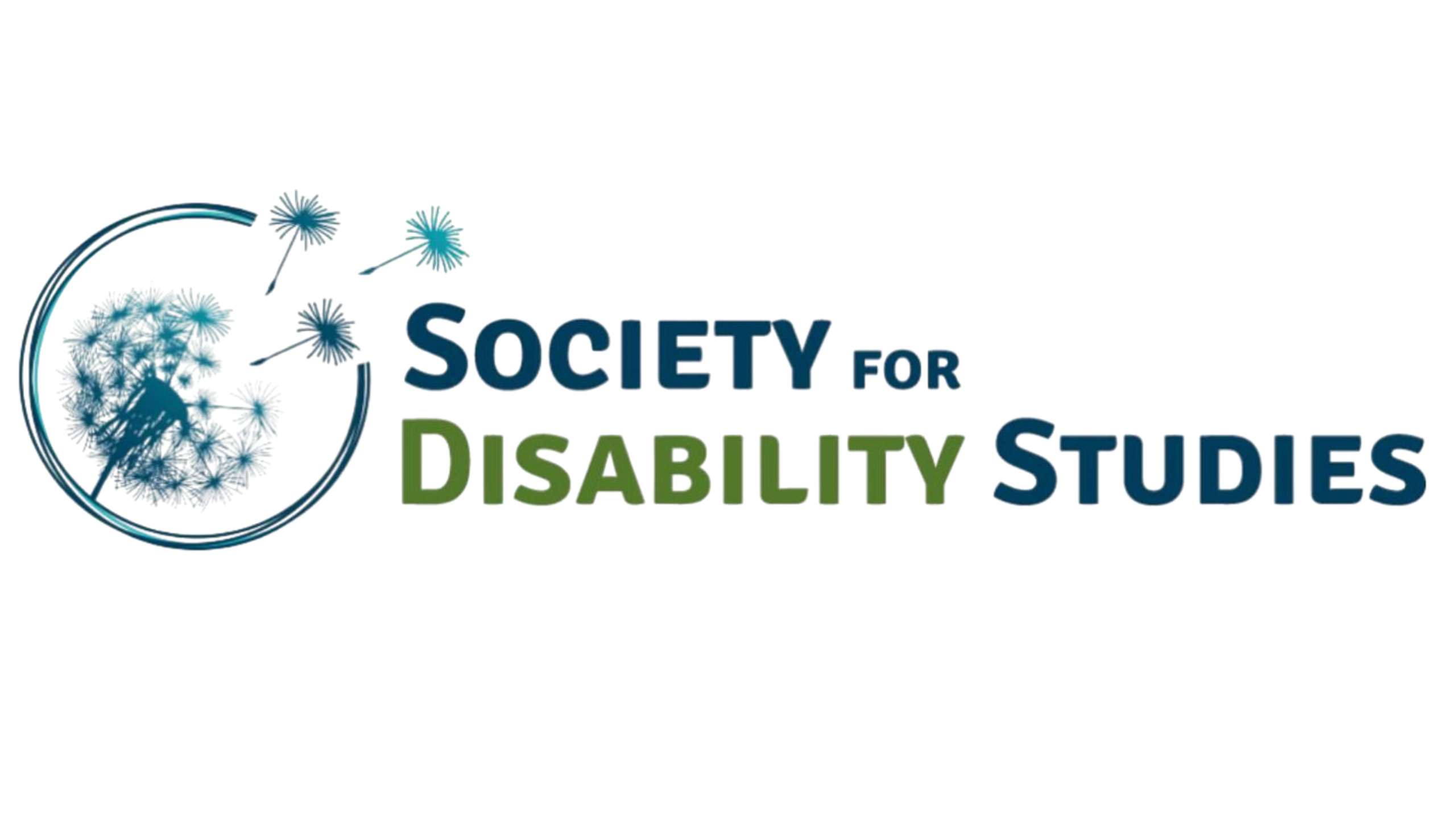 Society for Disability Studies text alongside the SDS logo of a dandelion